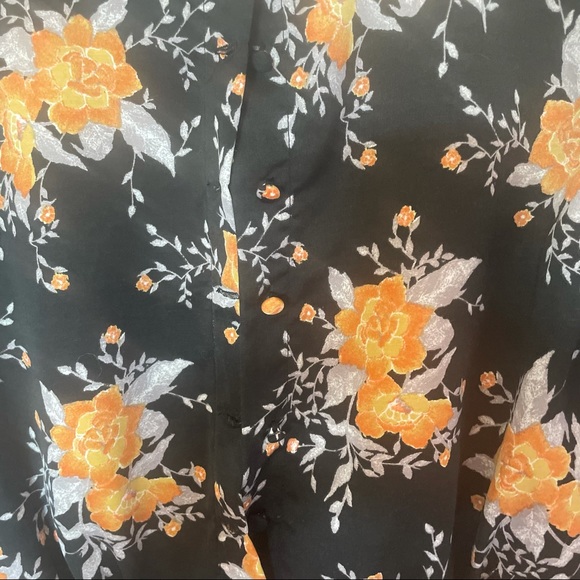 Free People Floral Mini Dress with Button Details - Picture 7 of 8